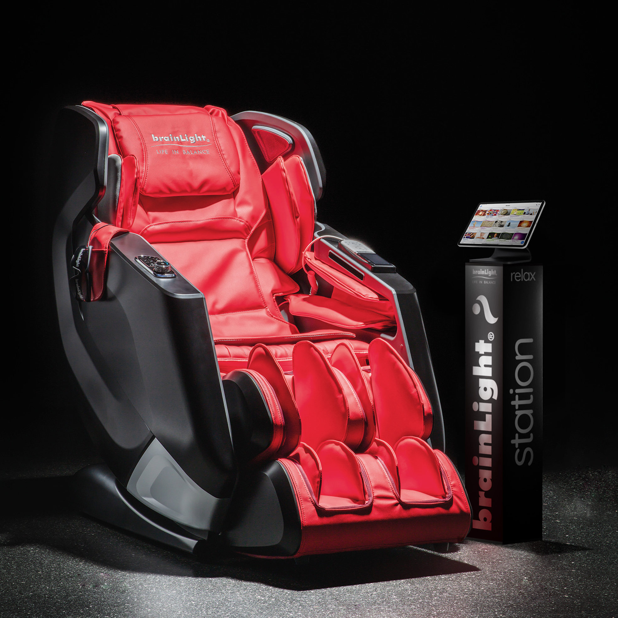 Your UNIVERSE of RELAXATION: brainLight station 4D Sphere