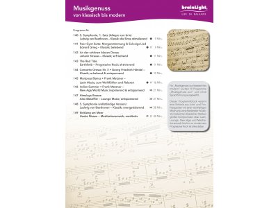 Duplikat von Musikgenuss von klassisch bis modern